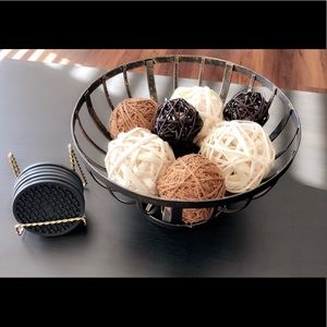 Decor Basket with Decor Balls
